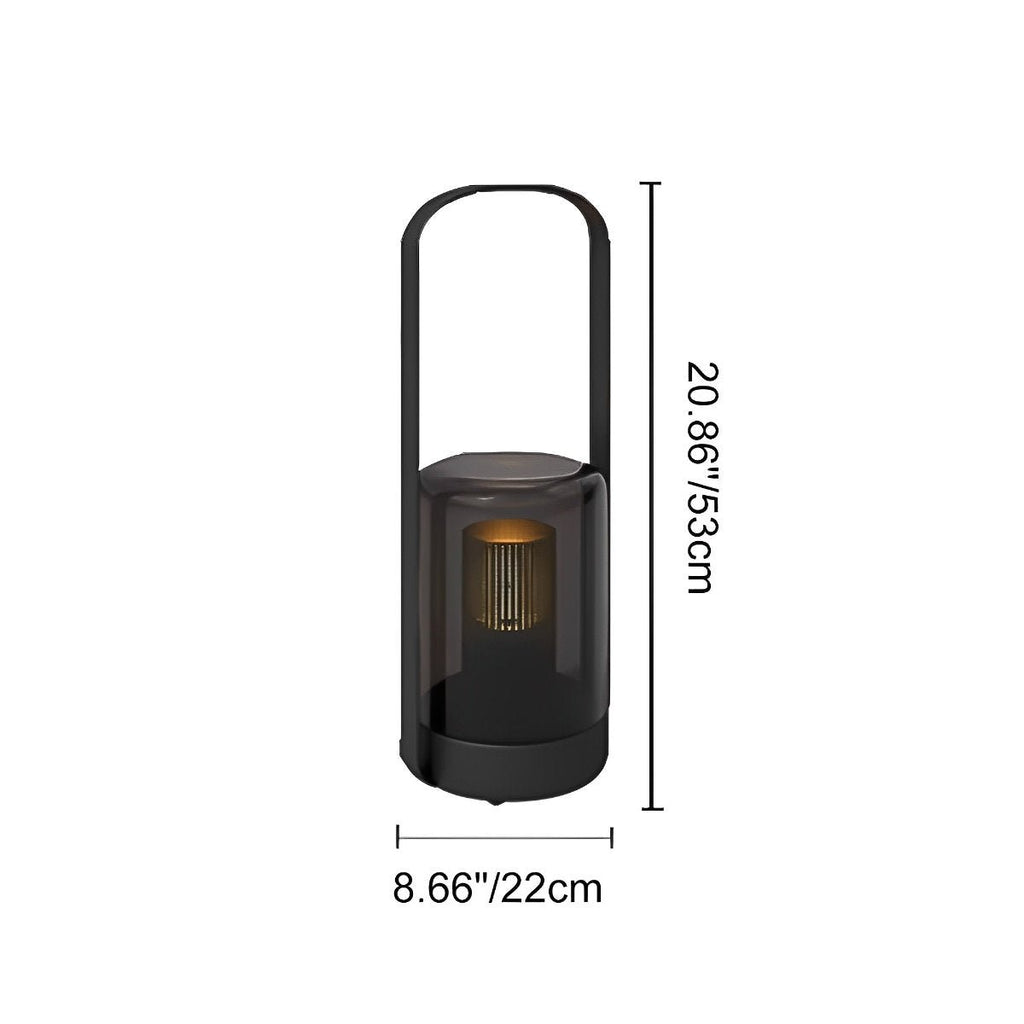Solar LED Cilinder Buitenlamp – Tafel- en Vloerverlichting, Waterdicht