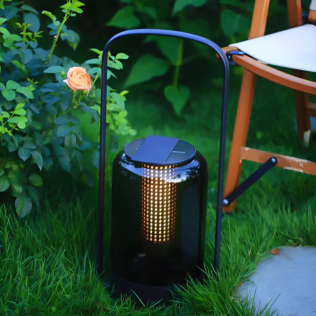 Solar LED Cilinder Buitenlamp – Tafel- en Vloerverlichting, Waterdicht