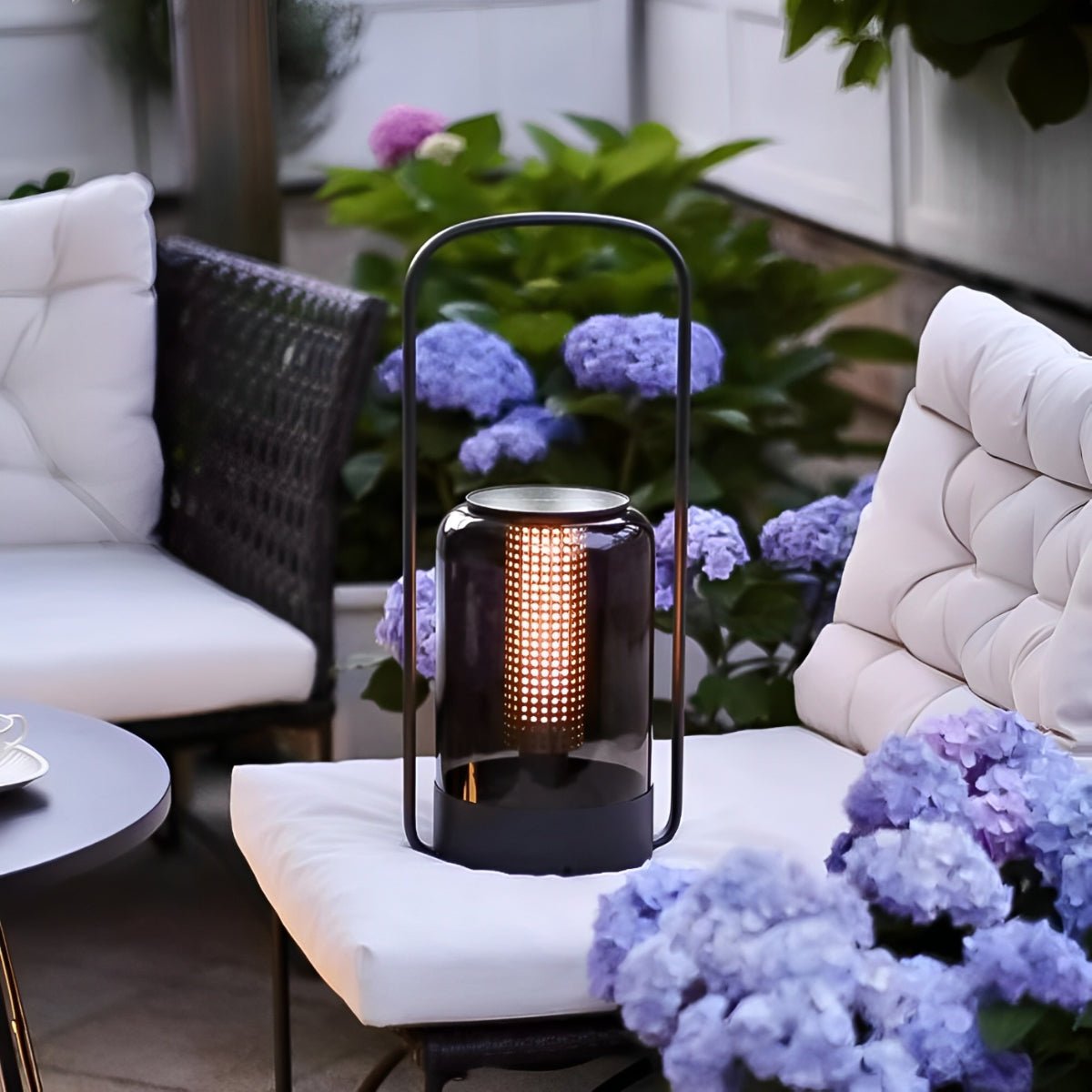 Solar LED Cilinder Buitenlamp – Tafel- en Vloerverlichting, Waterdicht
