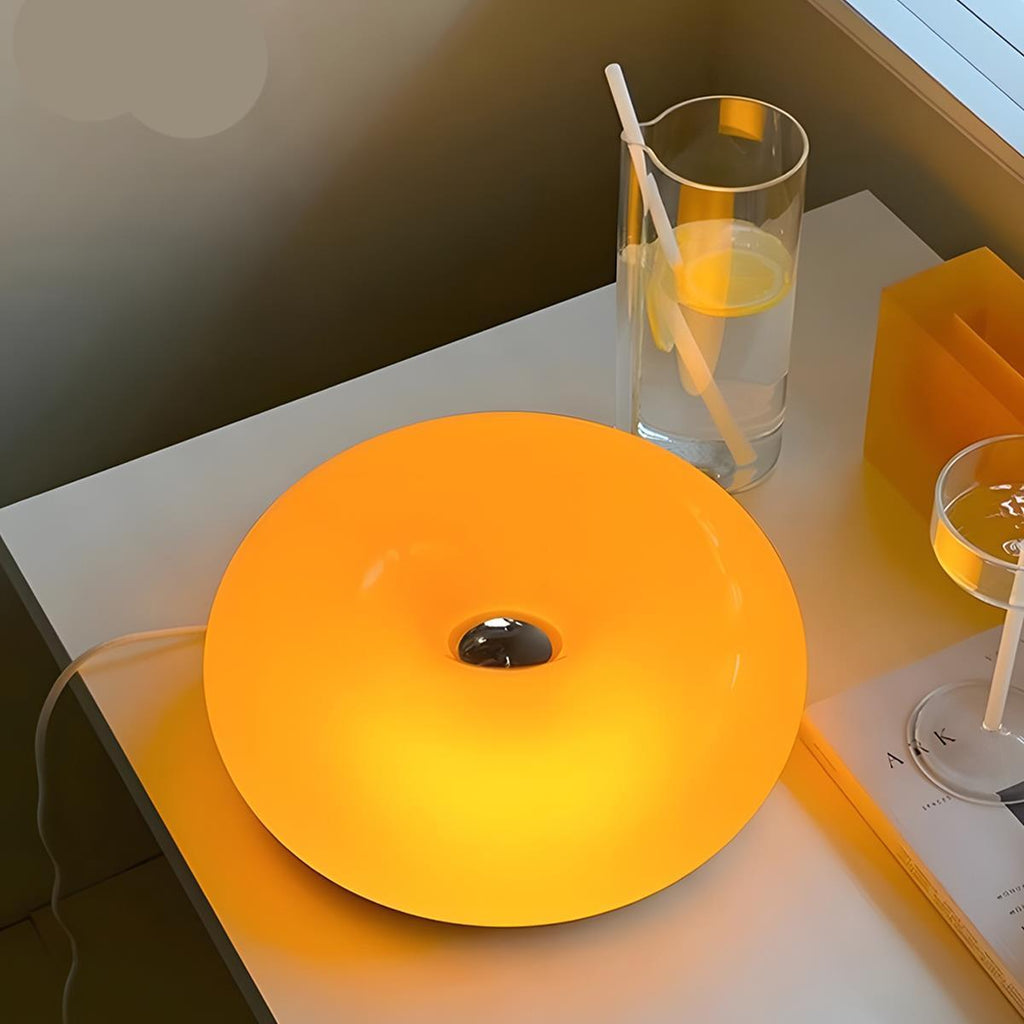 Modern Bauhaus Creative Donut LED Indoor Table Lamp