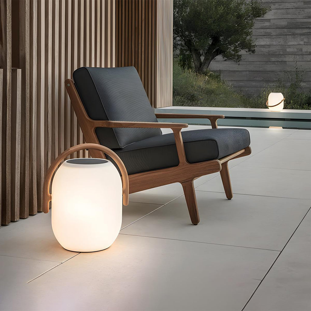 Waterproof Solar Oval Outdoor Tabletop Lamp Lanterns